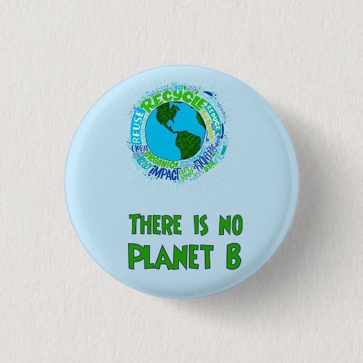 geen plant B Ronde Button 3,2 Cm (Voorkant)