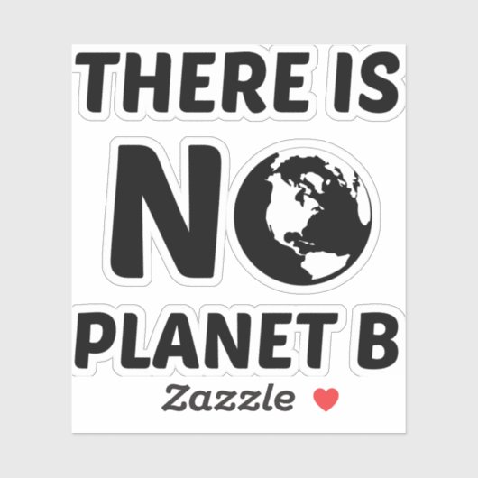 GEEN PLANTER B STICKER (Vel)