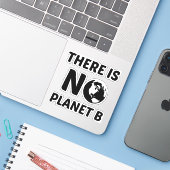 GEEN PLANTER B STICKER (Laptop met iPhone)