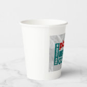 Geen plastic meer in de oceaan | Zeeverontreinigin Papieren Bekers (Rechts)