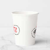 Geen plastic meer in de oceaan | Zeeverontreinigin Papieren Bekers (Rechts)