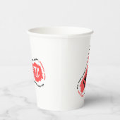 Geen plastic meer in de oceaan | Zeeverontreinigin Papieren Bekers (Rechts)