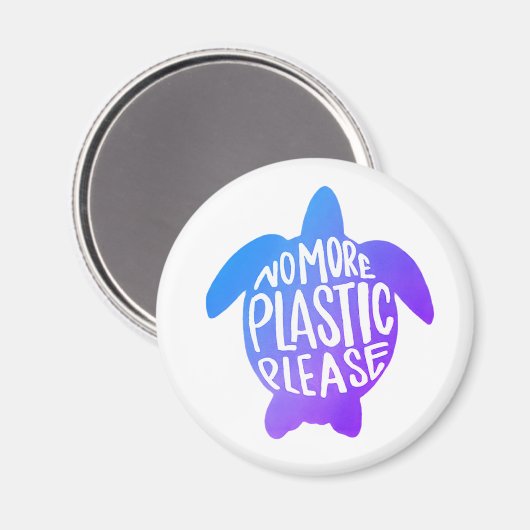 Geen plastic meer magneet (Voorkant / Achterkant)