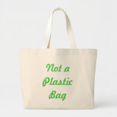 Geen plastic zak Canvas tas (Voorkant)