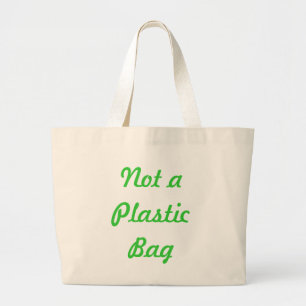 Geen plastic zak Canvas tas
