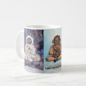 Geen plek als om - Coffee Mok Tea Cup (Voorkant links)