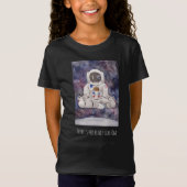 Geen plek als om - Kind stronaut T-shirt (Voorkant)