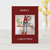 GEEN PLEK ALS THUIS/KERSTMIS VANUIT EEN Kabouter Kaart (Gele Bloem)