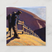 Geen plek om te gaan door Maynard Dixon Informatiekaartje (Voorkant)