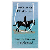 Geen plek waar ik liever zou zijn - Paardenpaarden Klein Cadeauzakje (Voorkant)