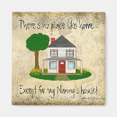 Geen plek zoals thuis, behalve de huismagneet van  magneet (Voorkant)