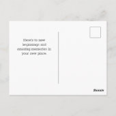 Geen plek zoals thuislandgoed in Scandinavië Briefkaart (Achterkant)