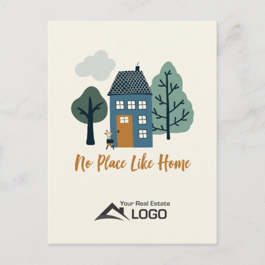 Geen plek zoals thuislandgoed in Scandinavië Briefkaart (Voorkant)