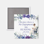 Geen plezier zoals het lezen van citaten magneet (Voorkant / Achterkant)