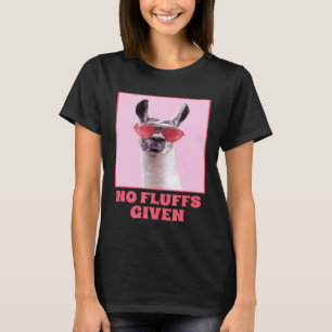 Geen Pluisjes Gegeven Zonnebril Lama Alpaca Liefh T-shirt