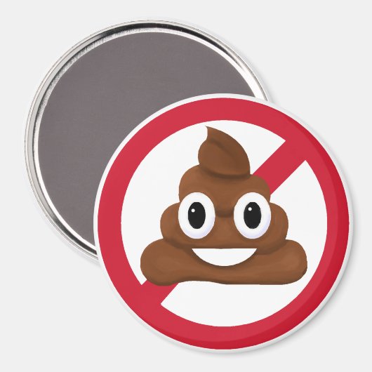 Geen poep magneet (Voorkant / Achterkant)