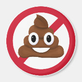 Geen poep magneet (Voorkant)