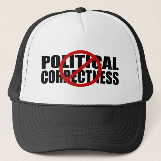 Geen politieke correctheid trucker pet (Voorkant)