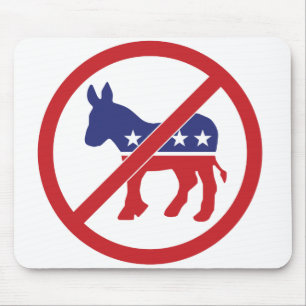 Geen politieke democraat Donkey Muismat
