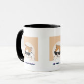 Geen Poot Gegeven Mok – Mooie koffiemok voor katte (Voorkant links)