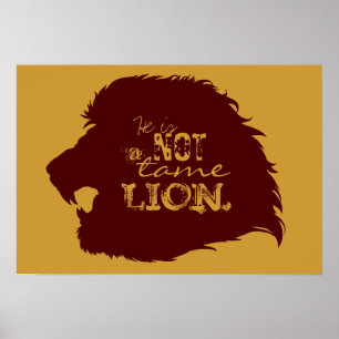 Geen Poster met een Tame Lion
