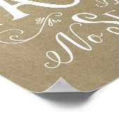 geen poster voor het trouwbord voor de zitplaats (Hoek)