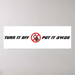 Geen poster voor mobiele telefoon