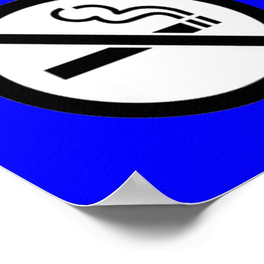 Geen Poster voor roken (Hoek)