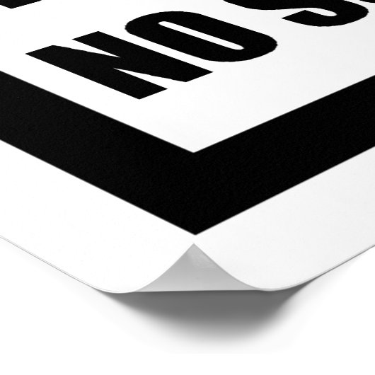 Geen Poster voor subluxezone (Hoek)