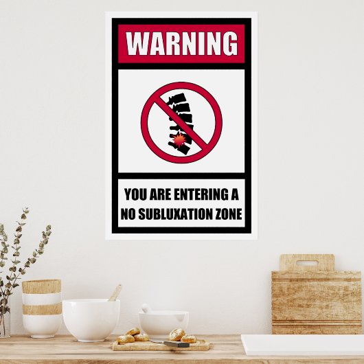 Geen Poster voor subluxezone (Keuken)
