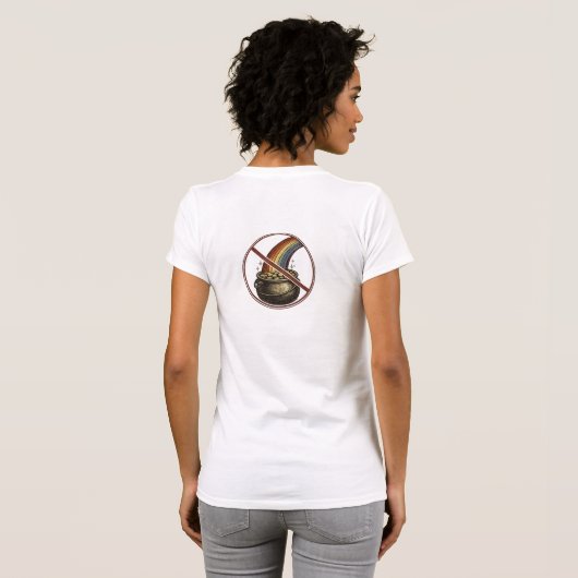 Geen Pot met Goud T-shirt (Achterkant volledig)