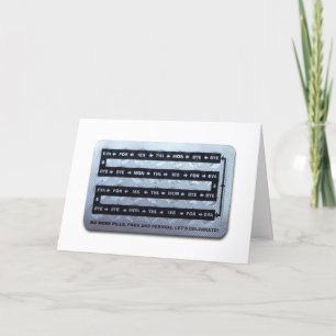 Geen PPP Hysterectomie Wenskaart Sjabloon