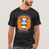 Geen praatje met Angry Panda T-shirt (Voorkant)