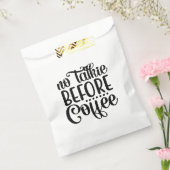 Geen praatje voor koffie. bedankzakje (Gezegeld)