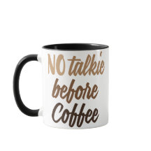 Geen praatjes voor de koffie