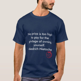 Geen prijs is te hoog om te betalen voor de... t-shirt