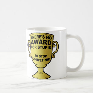 Geen prijs voor domme grappige mok of reismok