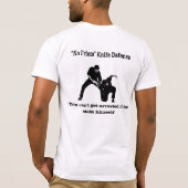 "Geen Prints" T-Shirt (Achterkant)