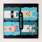 Geen prob-lama legpuzzel (Horizontaal)