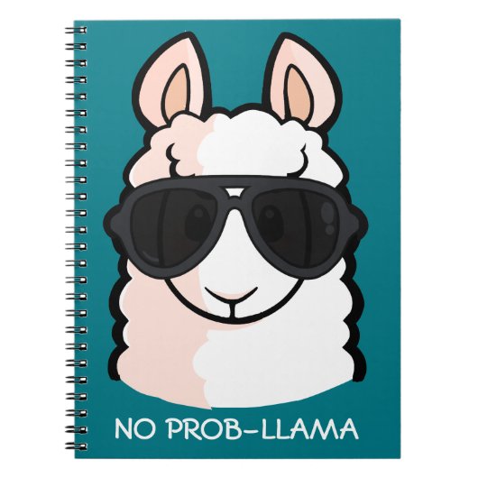 Geen prob-lama notitieboek (Voorkant)