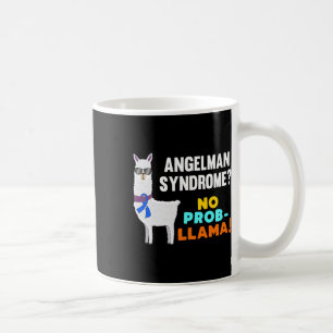 Geen Prob-llama Angelman Syndroom Krijger Overleve Koffiemok