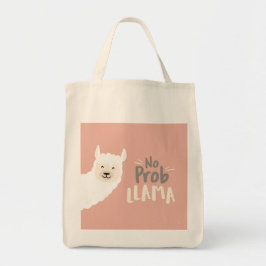 Geen Prob Llama-Canvas tas