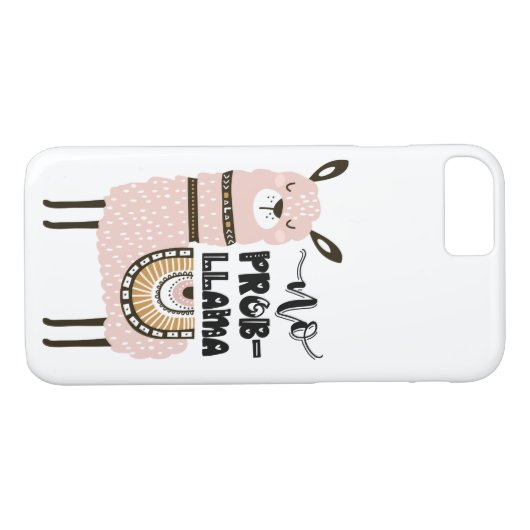 Geen Prob-Llama Cute Funny Case-Mate iPhone Case (Achterkant (Horizontaal))