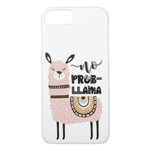 Geen Prob-Llama Cute Funny Case-Mate iPhone Case (Achterkant)
