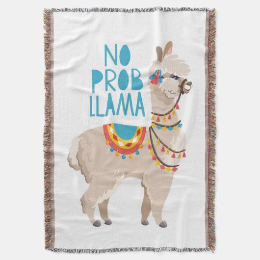 Geen Prob Llama Deken (Voorkant Verticaal)