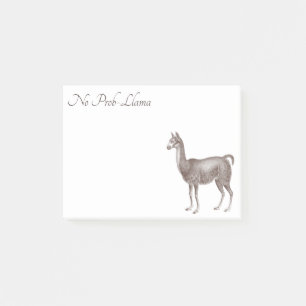 Geen Prob-Llama Funny Llama Illustratie Post-it® Notes