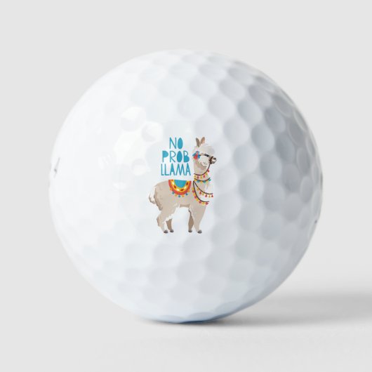 Geen Prob Llama Golfballen (Voorkant)