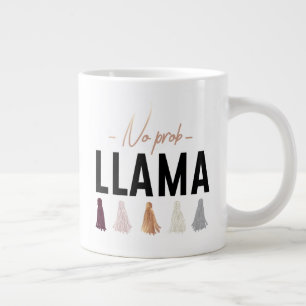 Geen Prob Llama Goudtapels Grote Koffiekop