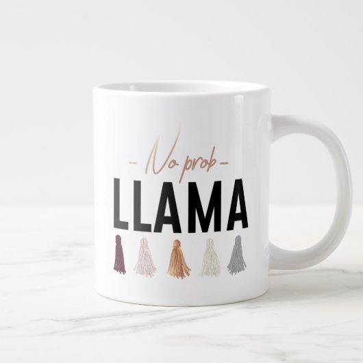 Geen Prob Llama | Goudtapels Grote Koffiekop (Rechts)