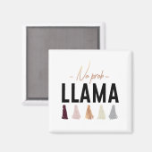 Geen Prob Llama | Goudtassels Magneet (Voorkant / Achterkant)